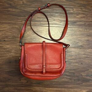 Annabel Ingall Red Leather Crossbody
